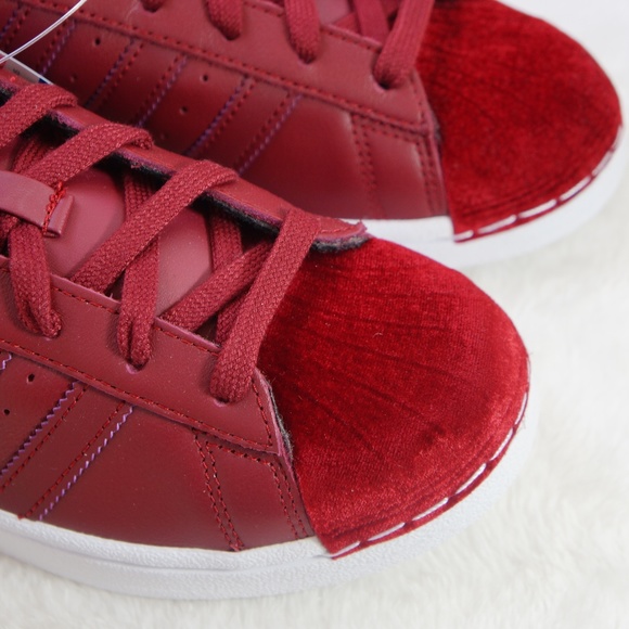 adidas Superstar 80s Shoes Burgundy - Picture 8 of 8
